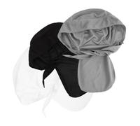 3 Pièces Foulard de Rosée en Polyester, Bandana Pirate pour Moto