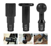 3 Pièces Fraises à Billes Sculpture Bois Kit, Ouvre-Trou, Meuleuse à Billes et Rainureuse, M14 Gouges Sculpture Bois Forfaits Combinés, Long 85mm Outillage Bois, pour le Ponçage et la Coupe du Bois