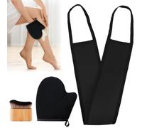 3 Pièces Gant Applicateur Autobronzant Gants, Gants Autobronzant Corps et Visage, Tanning Mitt Gant Autobronzants pour Autobronzants Gelule, Appliquer, Huile Bronzante, Creme (noir)