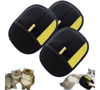3 pièces Gants Anti Poils Animaux, Antistatique Gants Ramasse Poils Animaux, Brosse AntiPoils Animauxs, GantRéutilisables Pour Toiletter Chats Et Chiens, Outil D'épilation Pour Cheveux Longs Courts