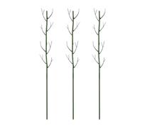 3 Pieces Garden Stackable Pillars - Vin | Heavy Duty Vertical Growth Support For Peas And Peppers, Expandable Vine Stakes For Garden Pots, Weather-Resistant Metal Pillars; Ideal For Vegetables