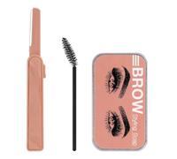 3 Pièces Gel Fixateur Transparent pour Sourcils, Effet | Couleur, Inodore et Confortable Toute la Journée, pour Sourcils Clairsemés et Brosse Biseautée
