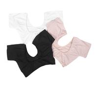 3 Pièces Gilet Manches Courtes Anti-transpiration, sous Aisselles | Pads Intégrés Bras, Maille Respirante, Protège les Vêtements, Usage Bureau et Déplacement
