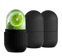 3 Pièces Glacon Visage Rouleau Reutilisable,ice Roller Massage Face,Soins Visage,Dégonflement,Essentiel pour Une Peau Radieuse