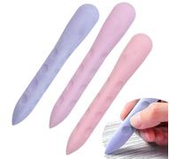 3 Pièces Gommes Colore?Es,Gomme en Forme de Crayon,Gommes à Trou Surdimensionné Effaceur de Trous Caoutchoucs Gomme en Caoutchouc Pour école Croquis Bureaux Dessin Peintures-Style 2