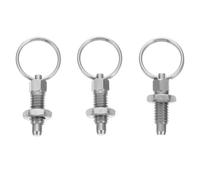 3 Pièces Goupille de Verrouillage Rétractable en Acier Inoxydable