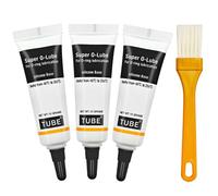 3 Pièces Graisse Silicone, Graisse Alimentaire Machine a Cafe, Avec Pinceau, Résistant aux Températures Élevées et Basse,Sceau Renforcé, Joints Toriques, Roulements