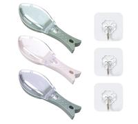 3 Pièces Grattoir À Écailles De Poisson, 3 Crochets, Écailles De Poisson, Écailles De Poisson Avec Couvercle Transparent, Dispositif D'Élimination Des Écailles De Poisson, Ustensiles De Cuisine