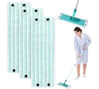 3 Pièces Housses de Rechange pour Leifheit Set De Serpillière, 48*15cm Housse De Rechange en Microfibres pour Balai À Plat Profi XL, Serpillière pour Leifheit pour Tous Types De Sols.[G290]