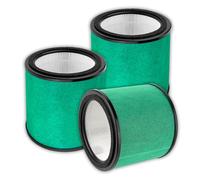 (3 pièces) HP072EU Filtre de rechange pour purificateur d'air Shark NeverChange Compact Pro HP072EU, HP070, HP071BRN, UA075, HP072QGD, HP072QGN, HP072C, filtre HEPA H13, filtres à charbon actif