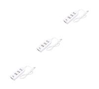 3 Pièces Hub De Données à 4 Ports Blanche Séparateur USB