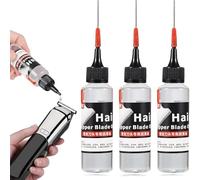 3 Pièces Huile Lubrifiante Pour Tondeuse À Cheveux, 60ml Huile Lubrifiante Pour Tête De Rasoir, Huiles De Mécanique De Précision Inodore Anti-friction Anti-Rouille, Prolonge Durée De Vie L'équipement