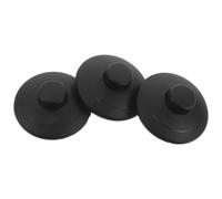 3 Pièces Interrupteur à Pédale, Commande Marche Arrêt, Noir | Activation au Pied, Contrôle Simple, Plastique Alliage Rond, pour Lampe et Usage Domestique