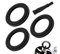 3 pièces Joints de couteau anneaux d’étanchéité, compatibles avec robot de cuisine, joints silicone de rechange pour bol mélangeur, avec rainure et taille adaptées, brosse de nettoyage incluse