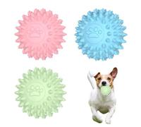 3 Pièces Jouet Balle pour Chien, Balle pour Chien, Dentition Interactive Résistante à la Morsure balle chien indestructible, pour Petits et Grands Chiens balle chien indestructible.