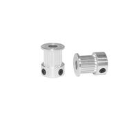 3 pièces K Type 16 dents GT2 poulie synchrone aluminium poulie synchrone alésage 4mm 5mm 6mm for largeur 6mm 10mm 2GT courroie synchrone (Color : 4mm, Size : 7mm)