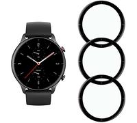 [3 Pièces] KELOLIN Protection D'écran pour Amazfit GTR 2e, bords incurvés 3D, Couverture complète, Anti-rayures, HD Protection d'écran souple compatibles avec Amazfit GTR 2e
