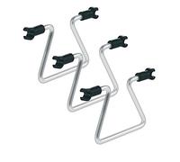 3 pièces Kesseböhmer étrier de séparation gris argenté pour élément bas coulissant n°15 ARENA Classic Séparateur de cloison horizontal de SOTECH