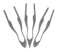 3 Pièces Kit de Pointes de Pyrogravure Argenté en Fer | Set de Pointes, Transfert Thermique Homogène, pour Ateliers, Artistes et Projets sur Surfaces en Bois