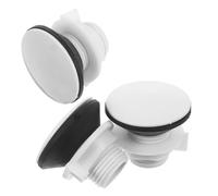 3 Pièces Kit de Vis Universelles pour Siège de Toilette, Abs Blanc | Nuts Plastiques et Rondelles Incluses, Installation Simple, Joint Sûr, pour Réservoir de Toilettes Domestique