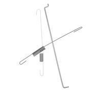 3 Pièces Kit Ressorts Rappel Accélérateur Levier Régulateur | Fil D’acier Dur Argenté, Maintien Stable du Régime, Protection Moteur, Entretien Mécanique, Réparation du Système de Commande