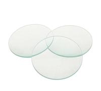 3 Pièces Lentille Convexe de Laboratoire, 10x, Ronde | Expériences de Physique et Observation, Usage Élève, Lot, Verre Optique