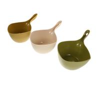 3 Pièces Louche à Bain en Plastique à Long Manche | Usage Multipurpose, pour Baignade et Jardin, Aide à Limiter les Allers-retours D’eau, Pratique au Quotidien