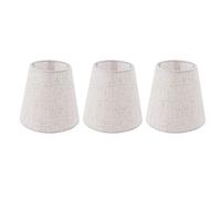 3 Pièces Lustre Abat-Jour, E14 Clip Sur Tissu Abat-Jours Applique Murale Abat-Jour Clip sur Plissée Suspension Abat-Jours pour la Décoration de la Maison (#3)