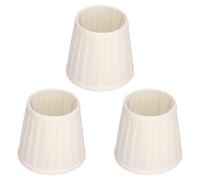 3 Pièces Lustre Abat-Jour, E14 Tissu Abat-Jours Applique Murale Abat-Jour Plissée Suspension Abat-Jours pour la Décoration de la Maison (#7)