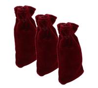 3 Pièces Manchon de Pied de Piano Rouge, Couvre-pédales