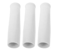 3 Pièces Manchon de Poteau pour Canne à Pêche en Plastique Blanc | Installations Marines et Sièges de Bateau, Montage Stable, Protection Tige, Format Blanc