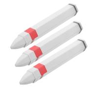 3 Pièces Marqueur pour Pneus de Voiture en Cire Blanche | Identification Rapide sur Caoutchouc Noir, Usage Auto et Moto, Bureau ou Atelier de Réparation Couleur Aléatoire