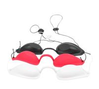 3 Pièces Masque de Sommeil Occultant Yeux en TPU, Réglable | Bandes Ajustables, Léger, Usage Extérieur et Thérapie, Design Professionnel Protection UV