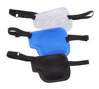 3 Pièces Masque Pour Un Seul Oeil Masques Patchs Sous Les Yeux Ajustable Orgelet Cache-œil Noir Unique Cache-oeil Lunettes Oeil De Soie Pour Dormir Oeil Noir Réutilisable Polyester TOVINANNA