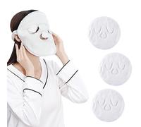 3 Pièces Masques de Serviettes Serviette de Compresse Chaude en Molleton de Corail Serviettes de Spa pour le Visage, Serviette de Compresse Chaude pour le Visage Masque (Combinazione 1)