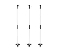 3 Pièces Mât Golf avec Coupelle Léger | Polyvalent, Visible, Équipement, pour Jardin