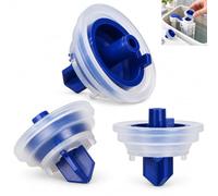 3 Pièces Membrane Chasse d'Eau Compatible avec Geberit Impuls 380 360 | Joint de Rechange pour Valve de Remplissage, Membrane Flotteur WC, Caoutchouc Résistant à l'Eau et à l'Usure