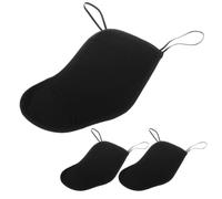 3 Pièces Mentonnière de Violon 3/4 et 4/4, Coussin Noir en Coton | Support Confortable, de Tension Cervicale, Structure Stable, Usage Orchestre et Scène, Noir