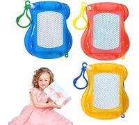 3 pièces Mini Tableau Magique Porte-Clés,Mini Planche à Dessin,Cadeau Anniversaire,Fêtes,Remplisseurs de Sac de Partie,pour Enfants,Assortiment Jouets Fille et Garçon