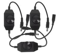 3 Pièces Mini Variateur LED Rotatif Noir Contrôleur de Luminosité