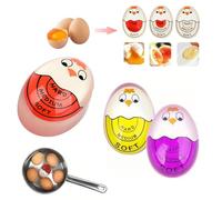 3 Pièces Minuteur Oeuf, Minuterie De Cuisine Oeuf, Cuit Oeuf Minuteur, en Résine, Réutilisable, Rigolo, Couleur Changeante, Egg Timer pour la Maison,L'ecole,Le Restaurant