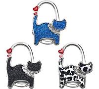 3 pièces Mode Sac à Main Pliable Crochet Anti-dérapant Portable Pliant Sac à Main Table cintres Titulaire Sac Stockage décor Cadeau pour Les Femmes Filles