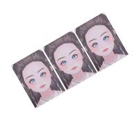 3 Pièces Modèle D'exercice de Maquillage de Peinture de Vêtements Roses Planche épaissie, Réutilisable Format A4 Lavable Pratique de Peinture pour le Visage pour la Maison,