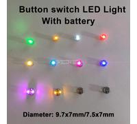 3 pièces modèle LED sans fil interrupteur de lumière contrôle Micro lampe à LED éclairage bricolage Lego Bandai Gunda Robots/modèle de voiture de table + batterie 3pcs Yellow