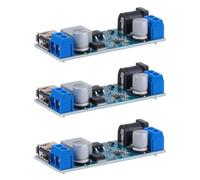 3 Pièces Module Convertisseur Abaisseur DC-DC Réglable 5,2 V USB | Entrée 9 à 36 V, Bornes sans Soudure, Carte Pcb Bleue, pour Bricolage et Laboratoire Électronique