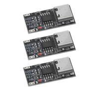 3 Pièces Module de Charge USB-C Pd Qc, Carte D’Activation Rapide | Conversion de Tension Stable, Format Portable, Boîtier Plastique et Alliage, Compatible Appareils