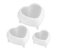 3 Pièces Moule à Bougie en Silicone Cœur, Réutilisable | Finition Lisse et Brillante, Démoulage Facile, Lot de Trois Pièces, pour Décor et Mariages