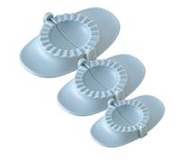 3 Pièces Moule à Boulettes en Plastique, Moules à Raviolis Multifonctionnels, Moule à Boulette Outil, pour Faire Des Boulettes, Des Autocollants de Pot, Des Emballages de Tarte