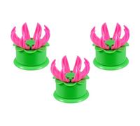 3 Pièces Moule à Brioches Vapeur Baozi en Pp, Forme Fleur