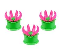 3 Pièces Moule à Brioches Vapeur DIY en Pp, Forme Fleur